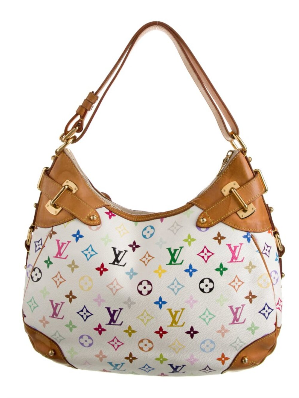LOUIS VUITTON X MURAKAMI MULTICOLOR GRETA BAG ( 2008 Original)